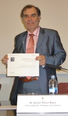 Premio VIII Juan Andres - Javier_Diploma
